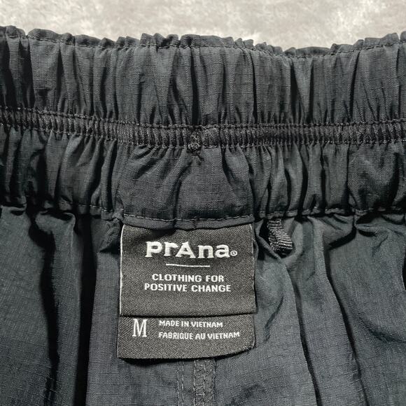 Prana Shorts Womens Medium Black Crossback Ripstop Quick Dry Hiking Outdoor - Picture 3 of 11